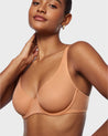 INLYRIC Women's Mesh Balconette Bra Sargasso