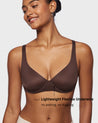 INLYRIC Women's Mesh Balconette Bra Black