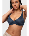 INLYRIC Women's Mesh Balconette Bra Sargasso