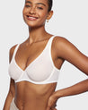 INLYRIC Women's Mesh Balconette Bra Sargasso