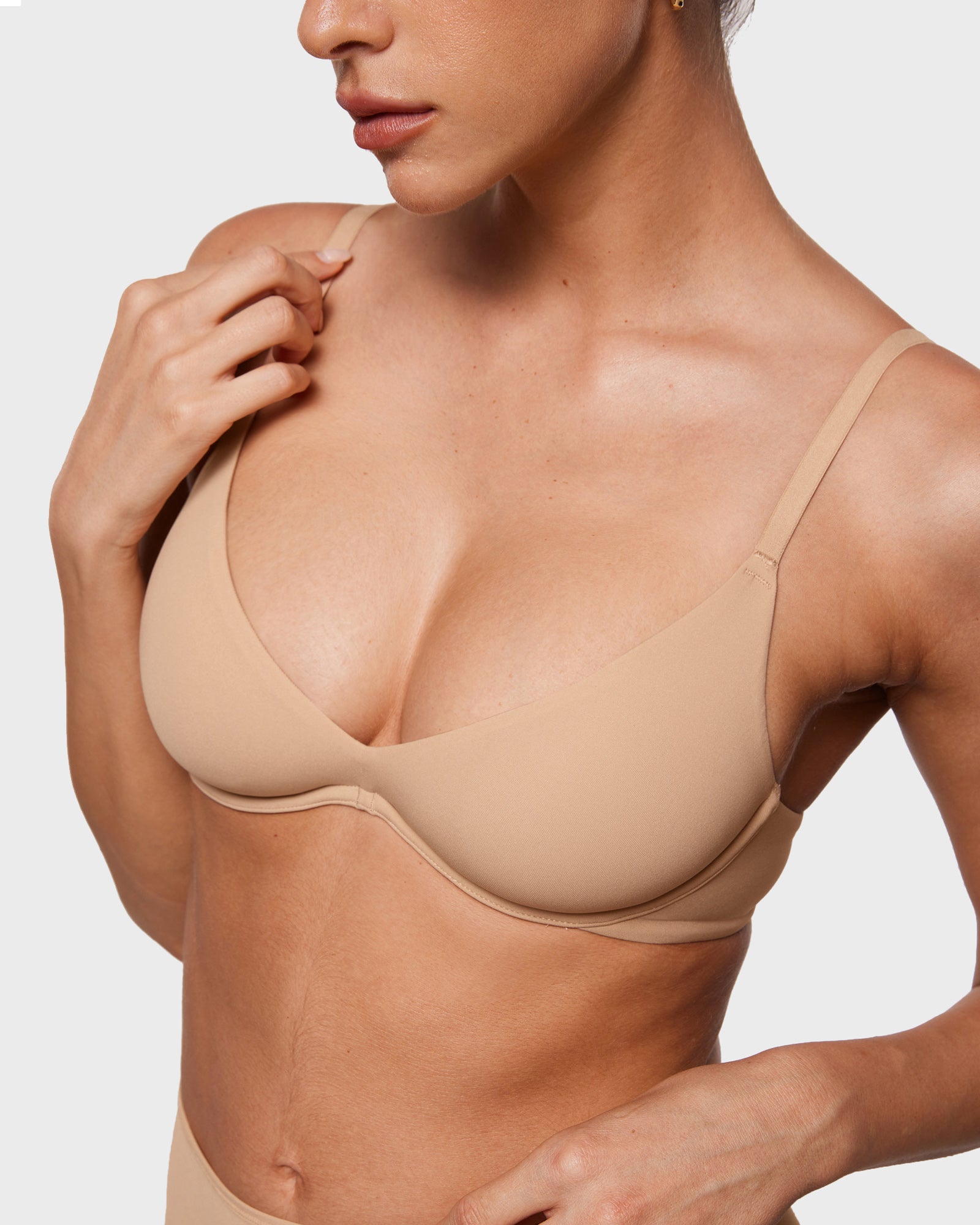 INLYRIC Women's Inbarely® Plus Plunge Bra Warm Beige
