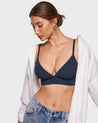 Women's Inbarely® Outwear Longline Triangle Bralette Deep Ocean Blue