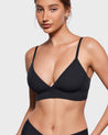 Women's Inbarely® Outwear Longline Triangle Bralette Black