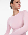 Women's Inbarely® Soft Basic Long Sleeve Tees Sweet Pink