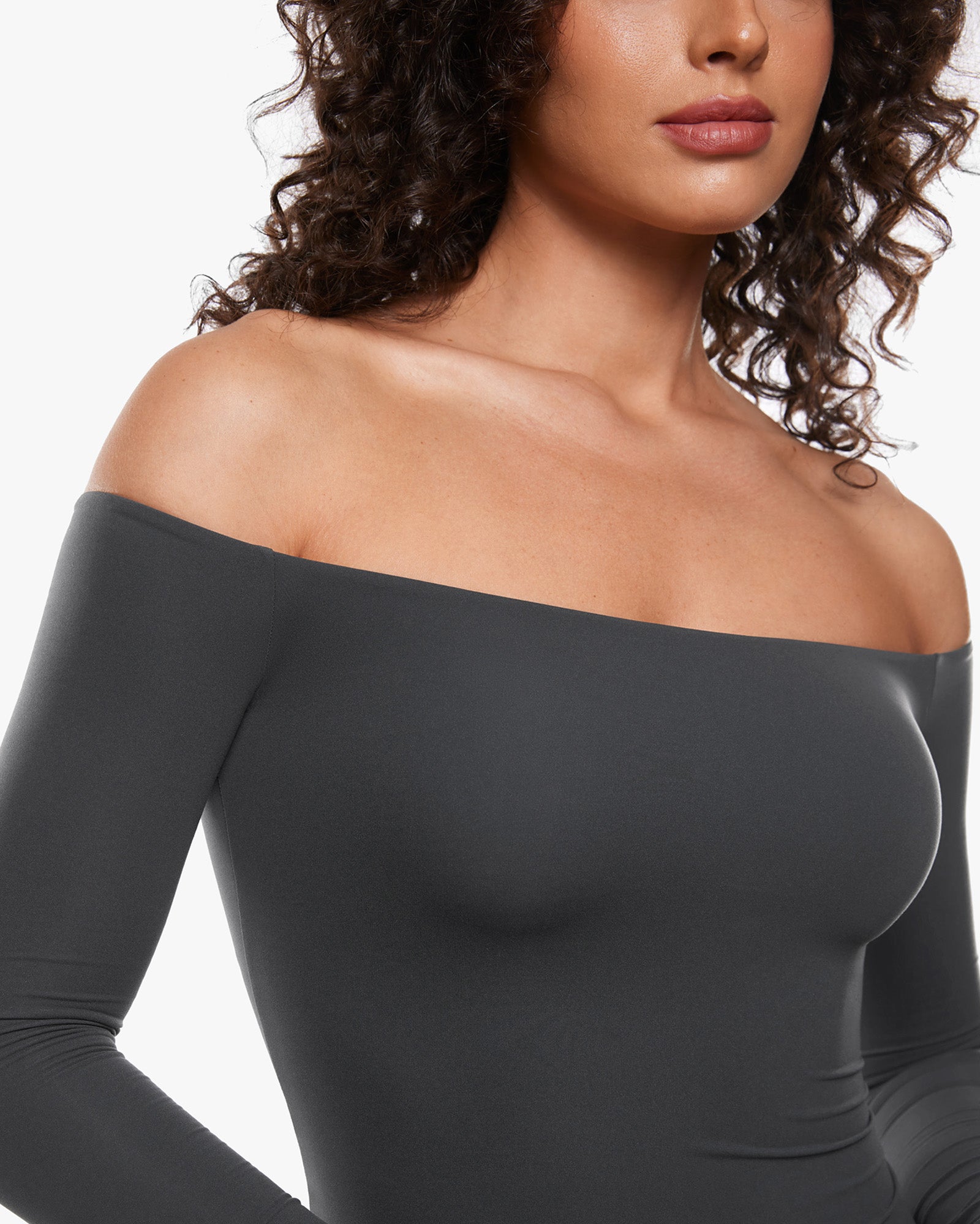 Women's Inbarely® Soft Off The Shoulder Long Sleeve Tees True Navy