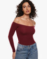 Women's Inbarely® Soft Off The Shoulder Long Sleeve Tees Andorra