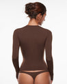 Women's Thermal Crewneck Long Sleeve Top Hazelnut