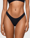 INLYRIC Women's Inbarely® Soft V-waisted Thong 3 Pack Light Oatmeal (3pack)
